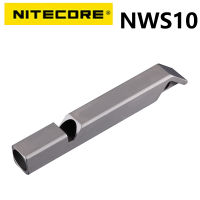 2017ใหม่ NITECORE 120DB กลางแจ้งฉุกเฉินช่วยชีวิตนกหวีดช่วยชีวิต NWS10 Titanium Alloy ไฟพกพากลางแจ้งอุปกรณ์เสริม