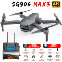 ST【In stock】【Original Available】2023 SG906 MAX3 UAV 4K Profesional GPS 4KM UAV with Camera Obstacle Avoidance Brushless Motor 3-Axis Gimbal 5G FPV RC Quadcopters