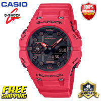 นาฬิกากีฬาผู้ชาย G-Shock GA-B001 ต้นฉบับ แสดงเวลาคู่ กันน้ำได้ถึง 200 เมตร กันกระแทกได้ โลกเวลา แสง LED อัตโนมัติ รับประกัน 4 ปี GA-B001-4AJF (ใหม่แท้)