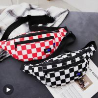 【CW】 Waist Pack Men Belly Banana Male Ladies Bum Hip Canvas Sachet Waistbag Side