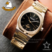 GRAND EAGLE นาฬิกาข้อมือผู้ชาย สายสแตนเลส รุ่น AE8023M - Gold/Black