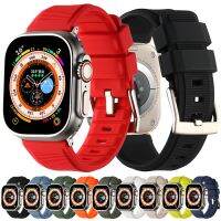 ✣✻ Silikonowy pasek do Apple watch Band 44mm 40mm 45mm 41mm 49mm 42mm correa band do iWatch Ultra serii 7 se 3 4 5 6 8 bransoletka