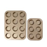 Kitchen Bakeware Cake Mold 6/12Hole Non-Stick Mini Muffin Cookie Used Cupcake Bread Cake Reference Pans Baking Tools