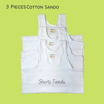 5 pcs for 100 ) Cotton Sando For Kids Girls (GOOD QUALITY)