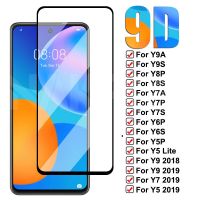 9d กระจกนิรภัยสำหรับ Huawei Y5 Lite Y7หัวเว่ย Y7a Y8p ป้องกัน2018 2019 Y7p Y9a Y5p Y9s Y7s Y8p Y9หน้าจอ