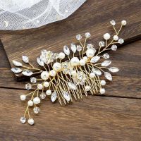 New Bridal Handmade Hair Comb Crown Tiara Korean Wedding Accessories Wedding Jewelry Engagement Hair Accessories