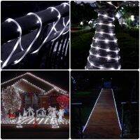 Christmas Decoration LED Tube Rope Strip Lights 8 Modes Indoor Outdoor Waterproof IP65 Holiday Light For Party New Year Garden