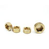 M5 M6 M8 M10 M12 M14 M16 M18 M20 M22 1/8" 1/4" 3/8" 1/2" 3/4" 1" BSP NPT Male Thread Brass Hex Socket End Cap Plug Pipe Fitting Pipe Fittings Accessor