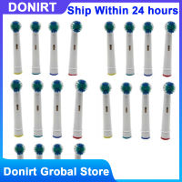 DONIRT 20Pcs หัวแปรงสีฟันไฟฟ้าสำหรับ Oral B แปรงสีฟันไฟฟ้าเปลี่ยนหัวแปรง