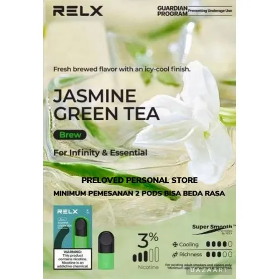 Relx Infinity Essential 1 Pod Jasmine green tea Lazada PH