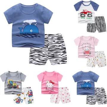  Baby Boy Girl Clothes OutfitsCottonPrinted