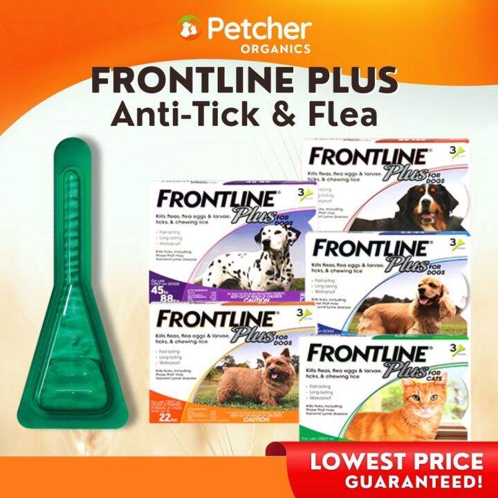 Frontline Plus Anti Ticks and Fleas Control for Dogs and Cats Fast