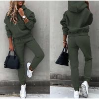 【DT】hot！ Hoodies Tracksuit Fleece 2 Pieces Set Sweatshirts Pullover Sweatpants Outfits