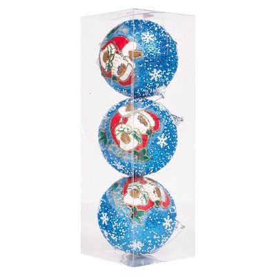 Christmas Tree Balls Small Bauble Hanging Home Party Ornament Decor Xmas Small Bauble 8cm
