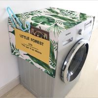 Automatic Drum Washing Machine Dust Cover Bedside Table Cloth Single Door Refrigerator Cover Linen Fabric Dust Cloth Washer Dryer Parts  Accessories