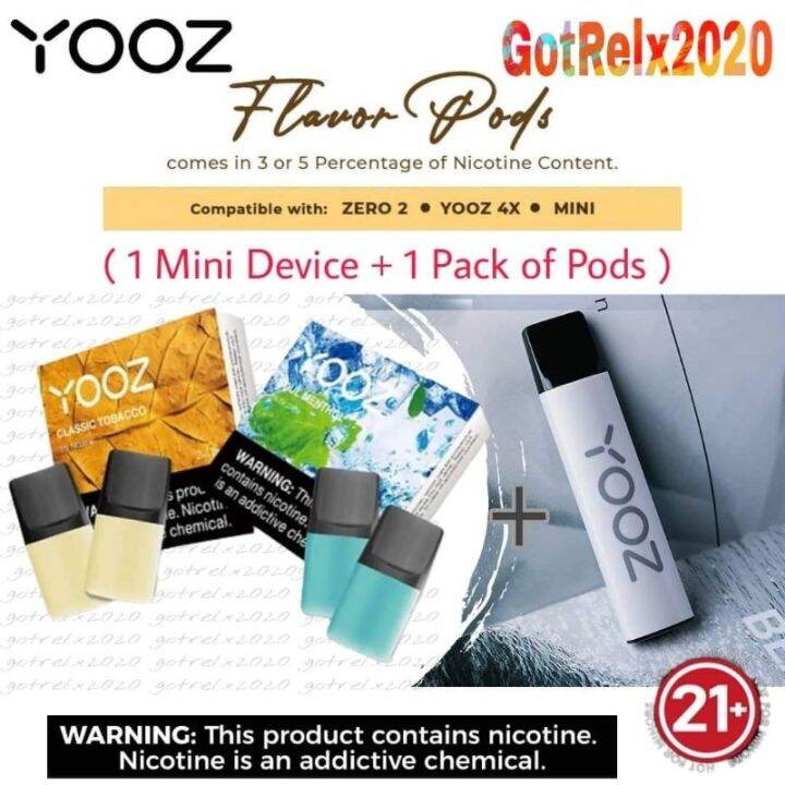 YOOZ MINI DEVICE 2 PODS | Lazada PH