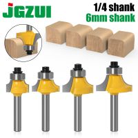 [HOT 2023] 4PCS 6Mm Shank R3.17 R4.76 R6.35 R7.96Corner รอบ Router Bit พร้อม BearingMilling คัทเตอร์ใช้กับไม้งานไม้ทังสเตนคาร์ไบด์