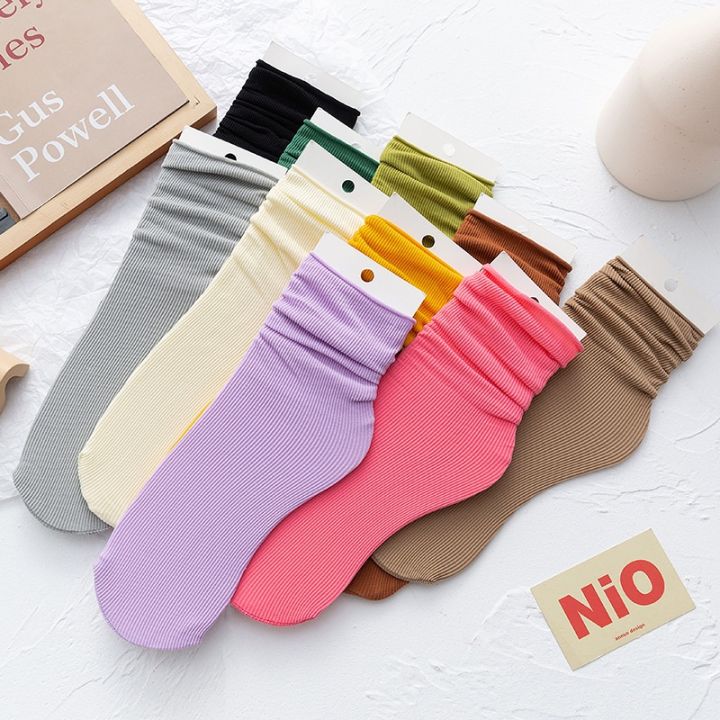 korean-fashion-pile-stockings-stockings-high-top-candy-color-womens-stockings-wholesale