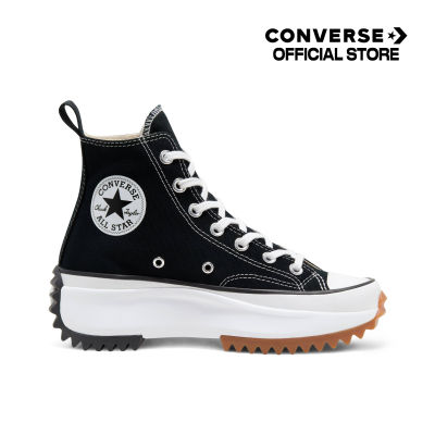 Converse Run Star Hike Hi Black/White/Gum  Foundational Canvas - 166800C - 166800CH0BK