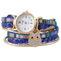 Duoya Brand Women Bracelet Wristwatches Vintage Braided Ladies Luxury Quartz Wrist Watch Clock, D175