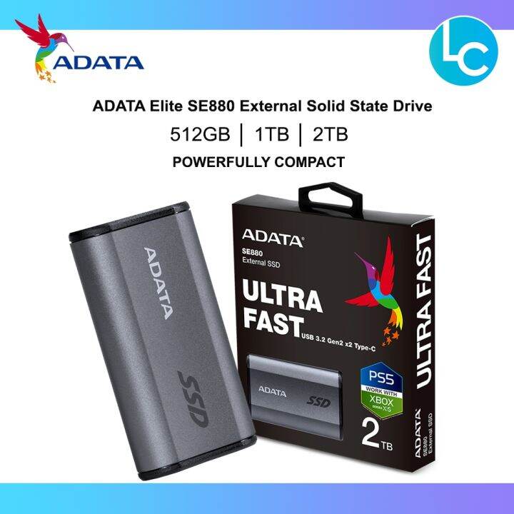 Adata Elite SE880 Portable External Solid State Drive External SSD