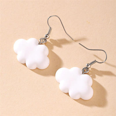 Cool Girl Accessories Fashionable Womens Earrings Sweet Summer Jewelry Punk Style Earrings Cloud-shaped Earrings