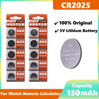 3โวลต์ DL2025 BR2025 KCR2025 CR 2025ปุ่มเซลล์เหรียญสำหรับรถการควบคุมระยะไกลนาฬิกาของเล่นเมนบอร์ดขนาด