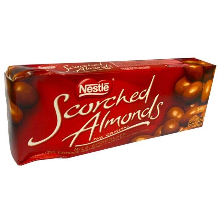 Nestle Scorched Almonds Milk Chocolate, 240g Lazada