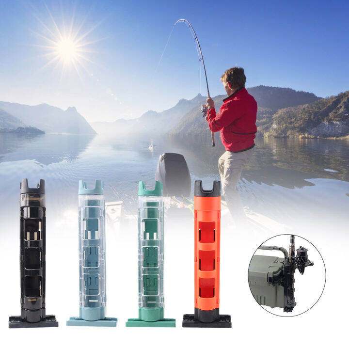 Plastic Fishing Box Rod Display Bracket Detachable Fishing Pole Tube