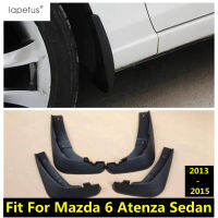 ด้านหน้าด้านหลังล้อบังโคลนโคลนพนังสาดยามพิทักษ์ป้องกันสำหรับมาสด้า6 A Tenza ซีดาน2013 2014 2015อุปกรณ์ตกแต่งภายใน