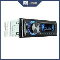 LLSBB แผงหน้าปัดในตัว,Fm/ USB /Aux 12V โทรศัพท์โทรฟรีด้วยตนเองโฮสต์เสียงบลูทูธเครื่องเล่น MP3ในรถวิทยุติดรถยนต์ชุดหัวเสียง