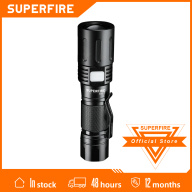 SUPERFIRE X60-T Đèn Pin Mạnh Có Thể Phóng To Đèn Pin Bỏ Túi LED P90 2100 thumbnail
