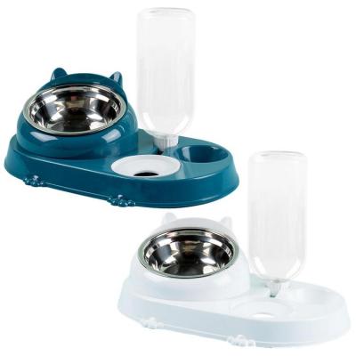 Cat Bowls Protective Cervical Spine Automatic Feeder General Pet Feeding Tools for Cats Kittens Dogs Puppies Rabbits and More Easy to Clean sweet
