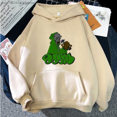 Cartoon Mf Doom Hoodie Graphic Men/Sweatshirt Hoody Hoodies Harajuku Streetwear Unisex Clothes Casual Long Sleeve Pullover Size XS-4XL
