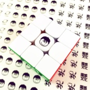 Sticker Logo Dán Rubik Combo 3 Chiếc Trong Suốt Loại Siêu Đẹp