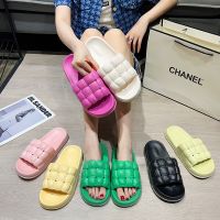 HOT★รองเท้าแตะสตรีฤดูร้อนชายชายหาดผู้หญิง Flip Flops ผู้ชายหนาในร่มห้องน้ำ Anti-Slip รองเท้า2022คู่รองเท้าแตะ