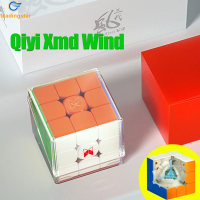 LEADINGSTAR (with video)Qiyi Xmd Wind 3x3x3 Magic Cube Magnetic Levitation Dual Positioning Speed Cube Puzzle Toys (Official authentic) Wind 3rd order v3 generation【cod】