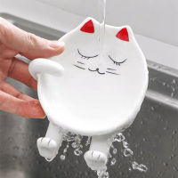 Storage Spoon Kitchen Lid For Spatula Fork Organizer Tableware Cat Pot Cartoon