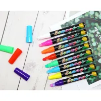 【YD】 8 Colors Highlighter Fluorescent Chalk Writing Board Blackboard Glass Painting Graffiti Office