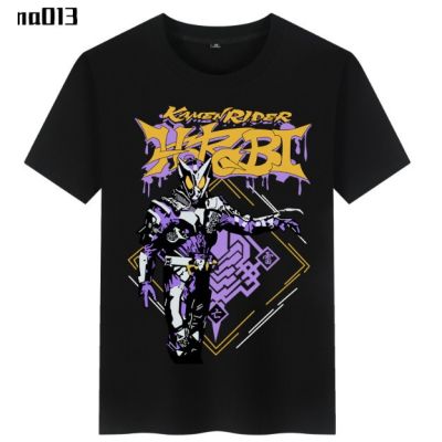 ร่ำรวย เสื้อยืดแขนสั้น พิมพ์ลายอนิเมะ Kamen Rider Shiwang Yake Kaiwu Ryuki สําหรับผู้ชายS-5XL