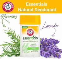 Arm &amp; Hammer Essentials with Natural Deodorizer Deodorant Fresh Rosemary (Made in USA)ขนาด 71g. โรลออนแบบสติ๊ก