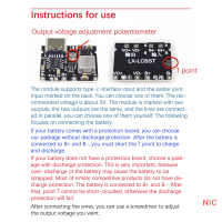 NIC บอร์ดชาร์จแบตเตอรี่ลิเธียม2A usb type-c โมดูลลิเธียมลิเธียมลิเธียมลิเธียมลิเธียมลิเธียมลิเธียมลิเธียมไอออน18650 3.7V 4.2V โมดูลเร่งให้ DC-DC