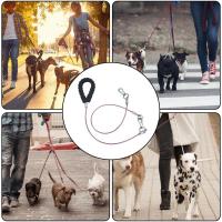 Heavy Duty Dog Leash Running Leash Tangles ฟรี4.8ft สุนัขเดินยาว Dog Training Leash Walking Leash With Clip