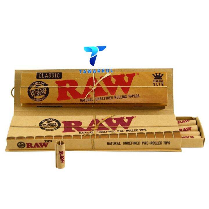 Raw Connoisseur King Size Slim Pre Rolled Tips Paper Lazada 8237