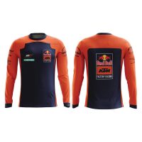 T SHIRT   2023 new design- MOTOSHIRT KTM-C01-19 เสื้อขี่มอเตอร์ไซต์ MOTOGP เสื้อคอกลม แขนยาว