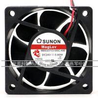 2023 ☆ MB60251V3-000C-A99เดิม SUNON 6025 24V 0.6W 6ซม. พัดลมทำความเย็นแกน