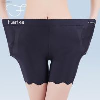 ◄☫◈ Flarixa Seamless Ice Silk Safety Shorts for Women Plus Size Safety Pants Summer High Waist Shorts Under Skirt Boxer Panties 4XL