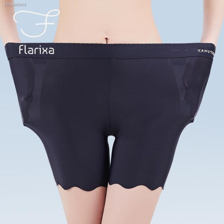 ◅☫◈ Flarixa Seamless Ice Silk Safety Shorts for Women Plus Size