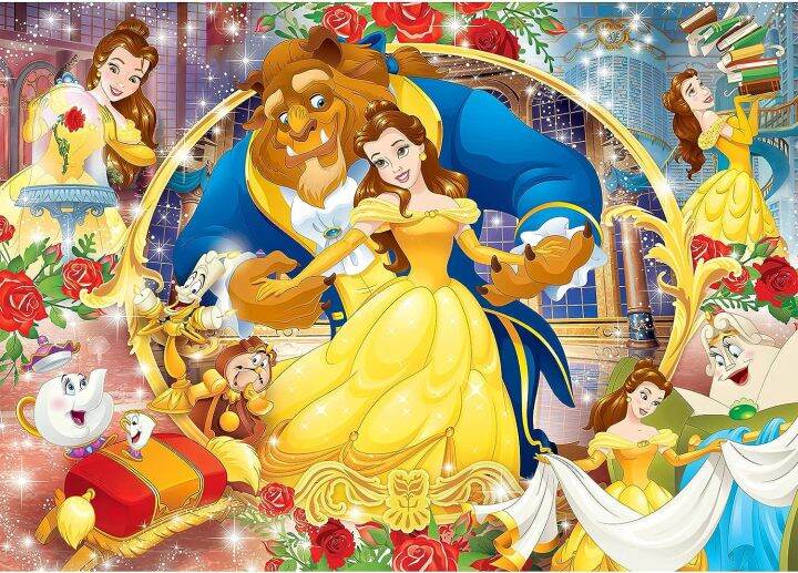 Beauty and The Beast Photography Backdrop 7x5ft Princess Belle Banner ...