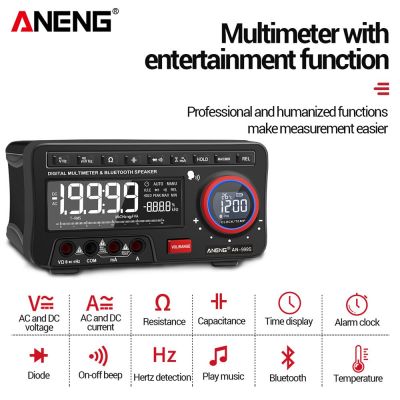 AN888S/An999sdigital Bench Voice Multimeter Bluetooth Tester 19999 Counts Profesional True Rms Autorange Transistor Meter
